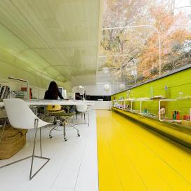 Add Post Office In Madrid Lets Employees Feel Like They’re Working in the Woods